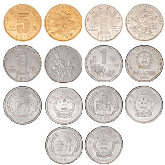 China Set of 7 Coins. Uncirculated_main