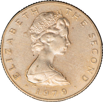 Isle of Man 1979 £1. Uncirculated_obv