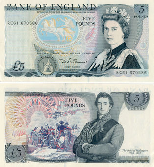 D H F Somerset Pictorial £5 B345  Unc