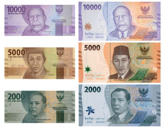 Indonesia 2000-10000 Big and Small (6)2016-22 Unc