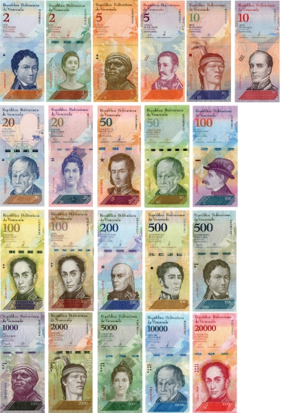 Venezuela 21 Different Unc