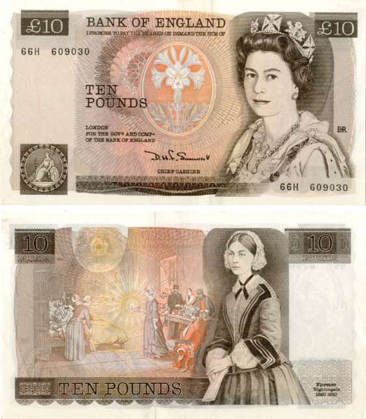 D H F Somerset Pictorial £10 B347 AUnc