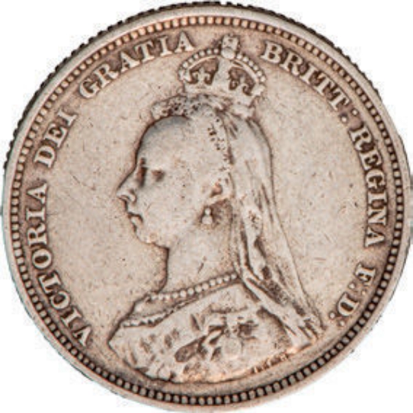 Victoria 1888 Jubilee Head Shilling Fine_obv