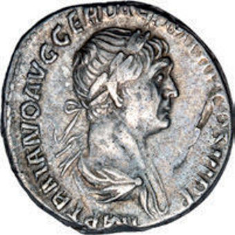 Trajan Silver Denarius Very Fine_obv