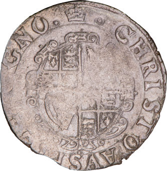 Charles I, Shilling, Tower Mint, m.m. Crown, Ex Messing. Good Very Fine_rev