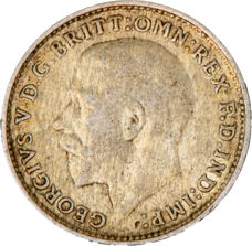 George V Threepence 1920 Very Fine_obv