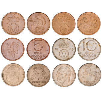 Norway, Olav V, 6-coin Circulated Set_main