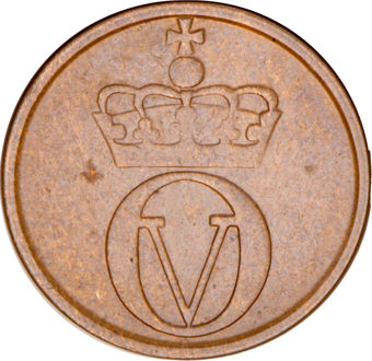 Norway, Olav V, 6-coin Circulated Set_1_ore_obv