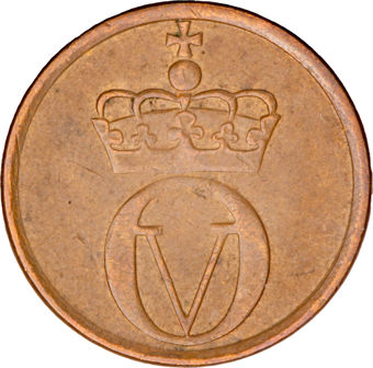 Norway, Olav V, 6-coin Circulated Set_2_ore_obv