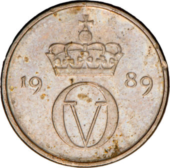 Norway, Olav V, 6-coin Circulated Set_10_ore_obv