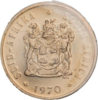 South Africa, 8-coin Mint Set_5_Cent_obv