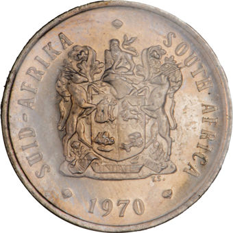 South Africa, 8-coin Mint Set_20_Cent_obv
