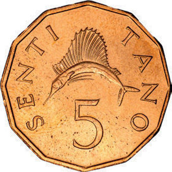 5-coin Tanzania Mint Set_5_rev