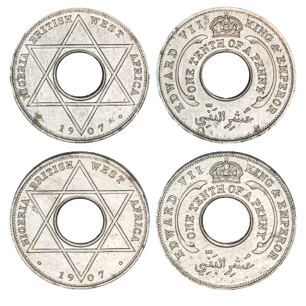 Nigeria / British West Africa  Aluminium Coins