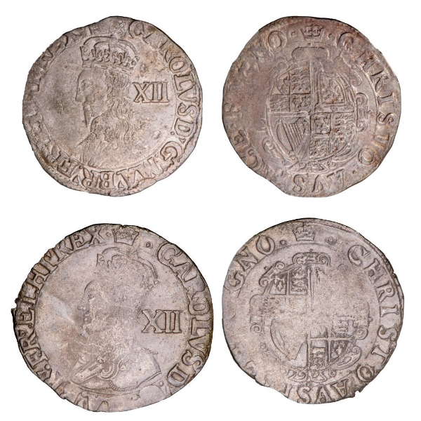 Treasure Shillings of Charles I  from the Messing Hoard