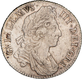 William III, Shilling, 1697, Third bust, Good Very Fine_obv