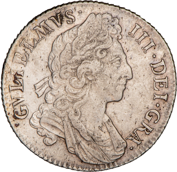 William III, Shilling, 1697, Third bust, Good Very Fine_obv