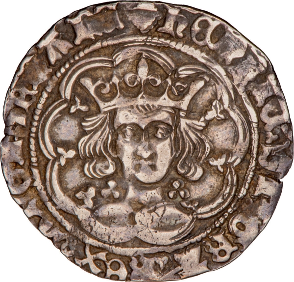 Henry VI (1422-1461), First Reign, Groat, Trefoil Issue_obv