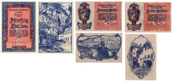 Liechtenstein Complete Set 10-50  Heller Unc