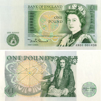D H F Somerset Pictorial £1 B341 AN01 Unc