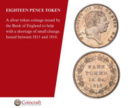 Picture of Eighteen Pence Token