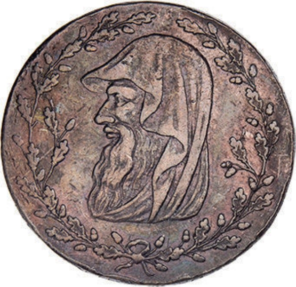 Anglesey Druid Halfpenny Token Extremely Fine_obv