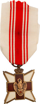 Belgian WWI Blood Donors Medal_white_and_red