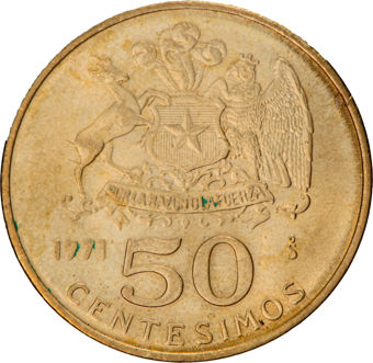 Chile Set of Nine Coins_obv_5