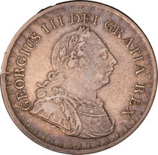 George III, Bank of England Issue, Three Shillings Bank Token 1811, Very Fine._obv