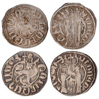 Zabel & Hetoum of Armenia Silver Trams 1226-1270 AD