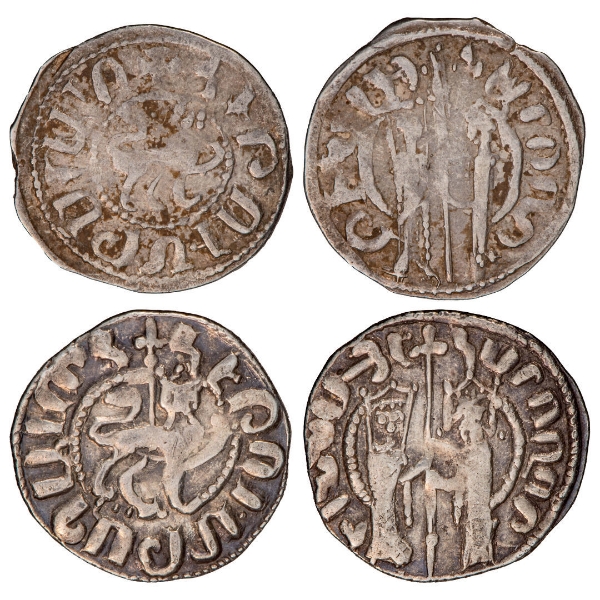 Zabel & Hetoum of Armenia Silver Trams 1226-1270 AD