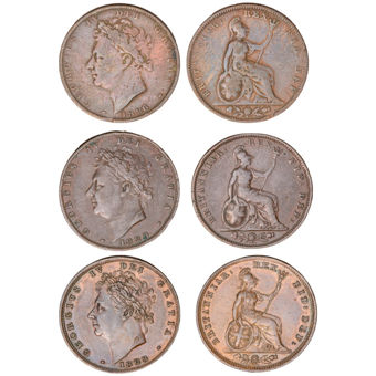 George IV Modified design Farthings