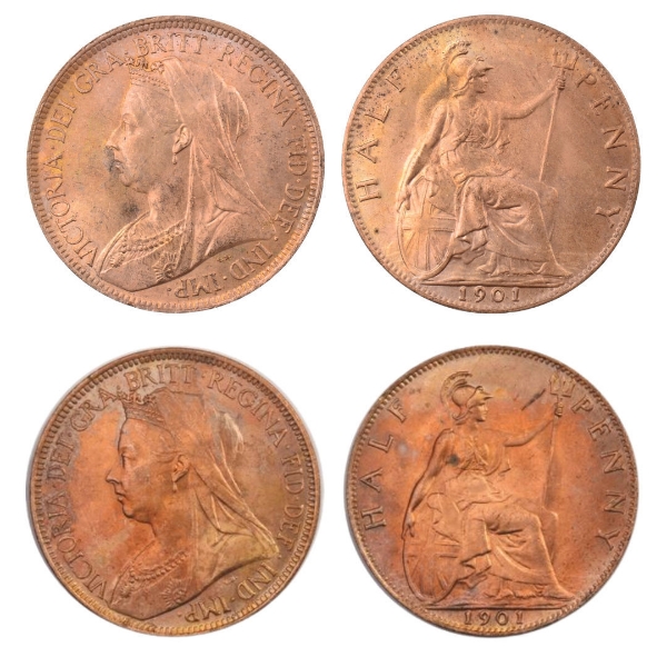The Last Victorian Halfpenny In Choice Condition