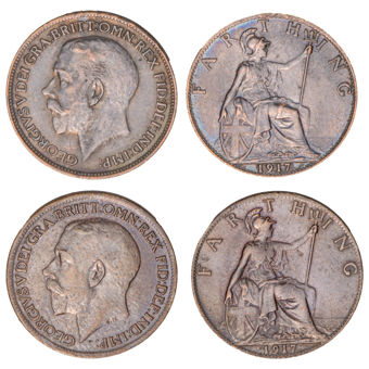 High Grade Wartime Farthings