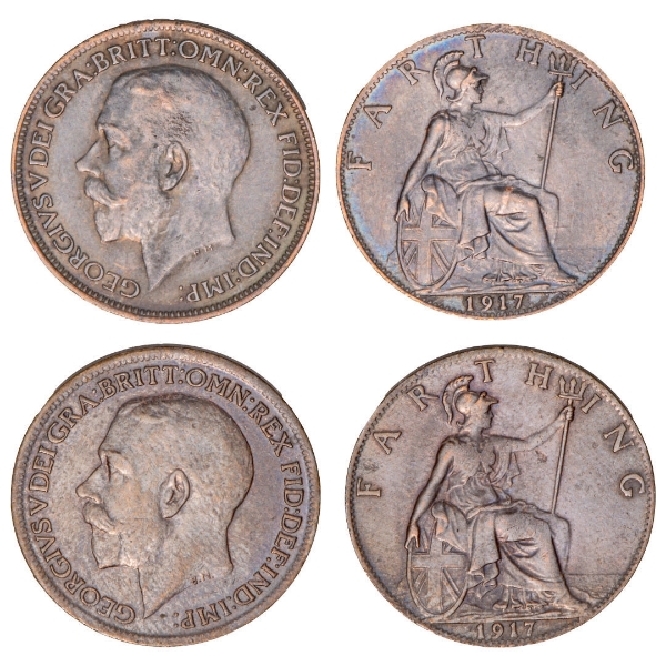 High Grade Wartime Farthings