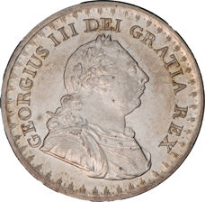 George III, Three Shillings, Bank Token 1811/12, Uncirculated_obv