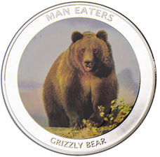 Uganda, 100 Shillings 2010 Grizzly Bear_obv