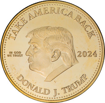 10 Different Crownsized Trump Medallions_1