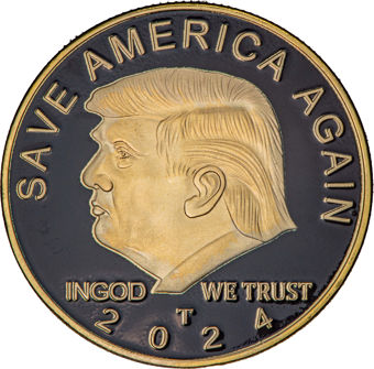 10 Different Crownsized Trump Medallions_4