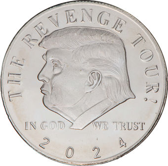 10 Different Crownsized Trump Medallions_5