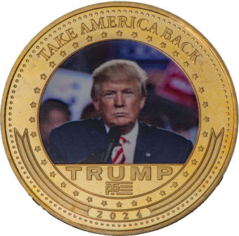 10 Different Crownsized Trump Medallions_6