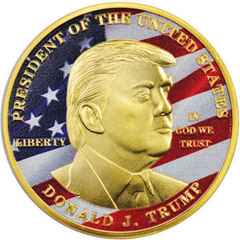 10 Different Crownsized Trump Medallions_7