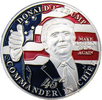 10 Different Crownsized Trump Medallions_8