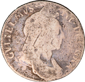 William III Silver Shilling Fair_obv