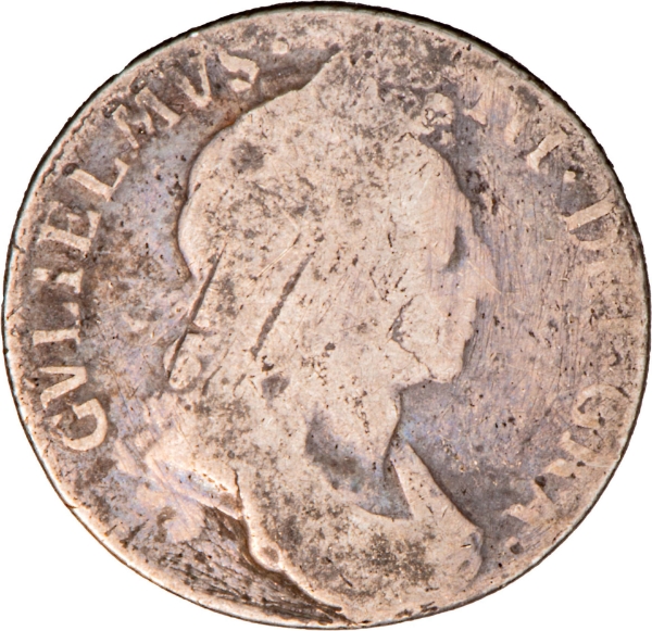 William III Silver Shilling Fair_obv