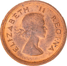 South Africa 1955 Farthing Unc_obv