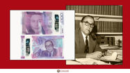 Picture of Gibraltar Banknote Honouring Sir Joshua Hassan