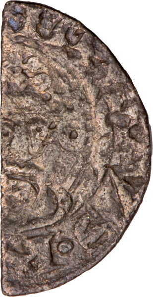 John, 1199-1216, Cut Halfpenny Fine_obv