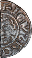 John, 1199-1216, Cut Halfpenny Very Fine_obv