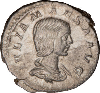 Julia Maesa 218-222 AD. AR Denarius. Rome._obv